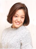 大人かわいいエレガントボブ