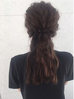 ブーム(BOOM)&nbsp;【大分】ローポニー風ゆるふわハーフアップ