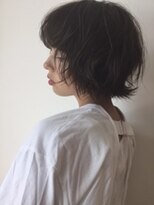 クレアール 大井町(CREAR)&nbsp;【CREAR大井町】暗髪セミウェットウェーブナチュラルスタイル