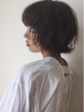 クレアール 大井町(CREAR) 【CREAR大井町】暗髪セミウェットウェーブナチュラルスタイル