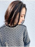 【mee.】ユウ　ボブ　ミディアム　黒髪