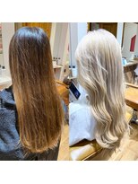 アヴァンス 天王寺店(AVANCE.)&nbsp;印象の違い×ホワイトブロンド×韓国