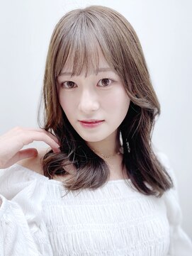 アイティーバイアルバム 下北沢店(IT by ALBUM) ユルカール_ショコラベージュボブルフベビーバング_28542