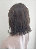 ショコラアッシュベージュ_ボブ波ウエーブ