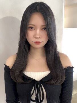 オリンテ バイ レシッド 表参道(orente by rcid) orente 表参道斜めバング×シルキーグレーべージュ