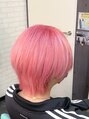 ヘアースタジオ ゴーゴー ヘアー(HAIR STUDIO GOGO HAIR) 抜け感抜群シアーピンクカラー！