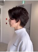 【くせ毛カット】ウェーブハンサムショート