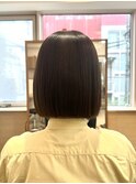 髪質改善 縮毛矯正 ミニボブ 