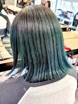 オジョマノ(OjOmano)&nbsp;ケアブリーチダブルカラーインナーカラーハイライト20代30代前髪