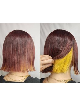 【カラー+カット￥7700/インナーカラー+カット￥14850】似合わせカラーであなたに似合う色をご提案☆