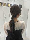 《Zina福岡天神》結婚式ヘアセット
