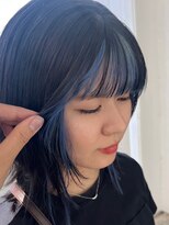 シュシュ 宜野湾店(chou chou)&nbsp;黒髪/ボブルフ/ネビージュ/小顔/ワンレン/水戸/髪質改善/前髪