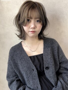 リア(Lia by KENJE) デザインカラー&ボブルフ&似合わせカット♪