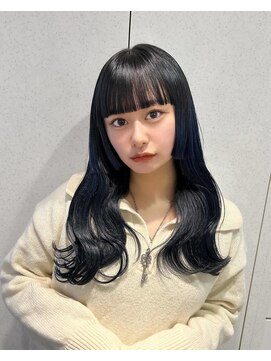 ユーフォリア 渋谷グランデ(Euphoria SHIBUYA GRANDE) ぱっつん前髪　黒髪　レイヤーカット　艶髪　美髪　YUKI