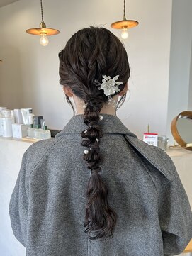 ミュゼプリュム(Musee plume) ふんわり編みおろし