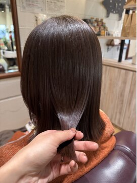 チアー ヘアリラクゼーション(cheer HAIRRELAXATION) ぱつっとミディアムボブ