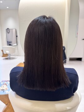 トワ 仙台店(toi) 【ブリーチなしダブルカラー】チャコールグレー【菊池ムサシ】