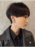 マッシュショート /クールショート /黒髪マッシュ /イメチェン