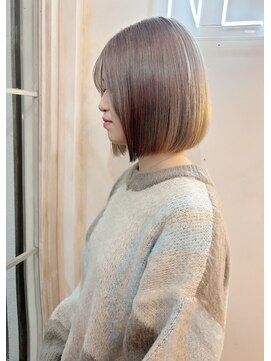 ネオリーブカップ 町田店(Neolive capu) ボブ ダブルカラー ケアブリーチ