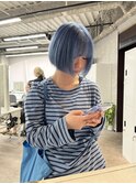 ミニボブ×スモーキーブルージュ