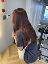 ヌープヘアーアイス(NUUP.hair ici)&nbsp;★10代20代◎ブリーチなしチェリーボルドー艶カラーワインレッド