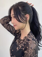 ソラ 広尾店(SORA) 顔周りに合わせカット　レイヤーカット