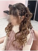 ガーリースタイル/心斎橋/ヘアメ/セットサロン
