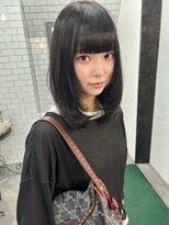 レガーレ(Legare) 【広島韓国ヘア】韓国ミディアムレイヤー×ブルーブラック