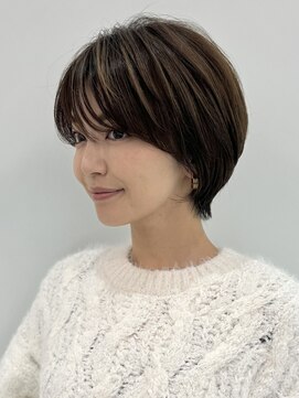 ライズ ネックス ザ サロン 渋谷(LIZE nex the salon) 分け目なし前髪あり　ショート　40代50代60代［＃渋谷駅］#29