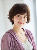 黒髪/クラゲヘアー/オリーブグレー/小顔/ココアベージュ