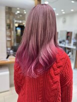 ピークアブー アヴェダ アトレ恵比寿(PEEK-A-BOO AVEDA)&nbsp;ピンクカラー/ブリーチ/ハイトーン/ミディアム/ピンクベージュ