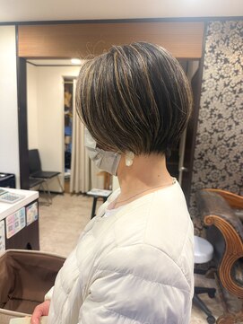 アンツ ヘアーアンドリゾート 辻堂本店(ANT'S Hair and Resort) 30代40代50代60代/アンブレラカラー/クールショート