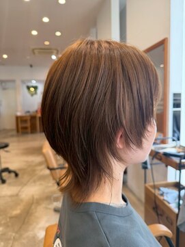 カノエ 山口小郡店(canoe) ショートウルフ×ベージュ