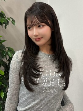 ソア 京都三条河原町(SOA) 大人気ブルーベリーグレージュ    レイヤーカット 20代30代