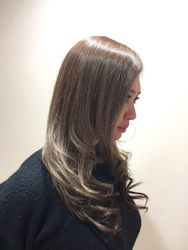 ヘアメイク アース ユーカリが丘店(HAIR & MAKE EARTH) グレージュロング