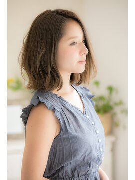 ロダット 横浜(LODAT by little) ゆるくしゃウェーブミディ【LODAT横浜】