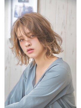 オレンジクラッカー(Orange Cracker) ★うざバングゆるふわミディボブ★