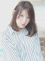 アメリア(ameria)&nbsp;シースルーバング無造作大人ミディアム☆表参道☆