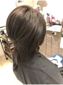 ハイライト、グレージュ、ウルフ