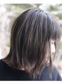外ハネスタイル