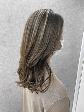 ドア(door) 束感ハイライト ミルクティーベージュ