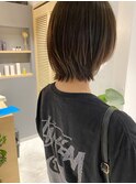 【三ツ井純】レイヤーボブ ショートウルフカット アッシュ 20代