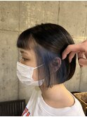 テラコッタ/ミニウルフ/くすみブルー[表参道駅/原宿駅