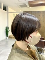 アドラーブル 駅南店(adorable)&nbsp;【カーキグレージュ】【ショートボブ】【20代・30代】