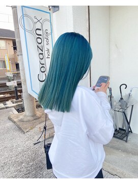 ヘアーメイク コラソン(hair make corazon) 似合わせカットメルティカラー着物フェミニンロング