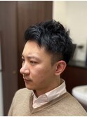 爽やかショート/ツーブロック/ショートパーマ/ビジネス/神保町