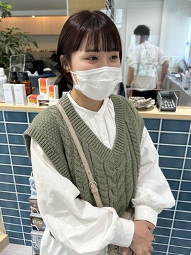 オーシャン(Ocean) ［Ocean Hair&Life 水田成美］春色☆ボルドーピンクカラー