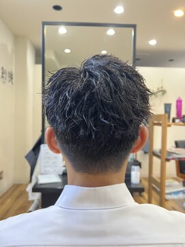 スウェル 千葉店(Swell) メンズツイストパーマスパイラルパーマフェード[千葉]