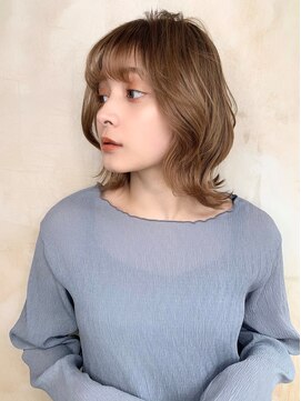 ニスル センター南店(NISURU） 似合わせカット/大人ガーリー/ダークアッシュ/着物/センター南