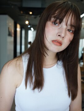 ソルトウォーター(SALT WATER) チョコレートカラー　× フェイスレイヤー